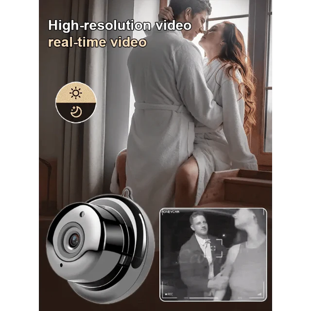 HD Mini WiFi Spy Camera – 1080P Wireless Magnetic Security Camera with Night Vision & Motion Detection