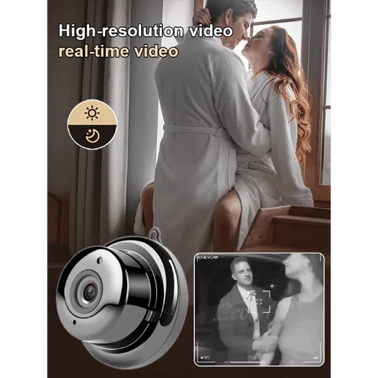 HD Mini WiFi Spy Camera – 1080P Wireless Magnetic Security Camera with Night Vision & Motion Detection