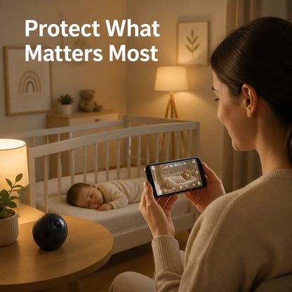 HD Mini WiFi Spy Camera – 1080P Wireless Magnetic Security Camera with Night Vision & Motion Detection