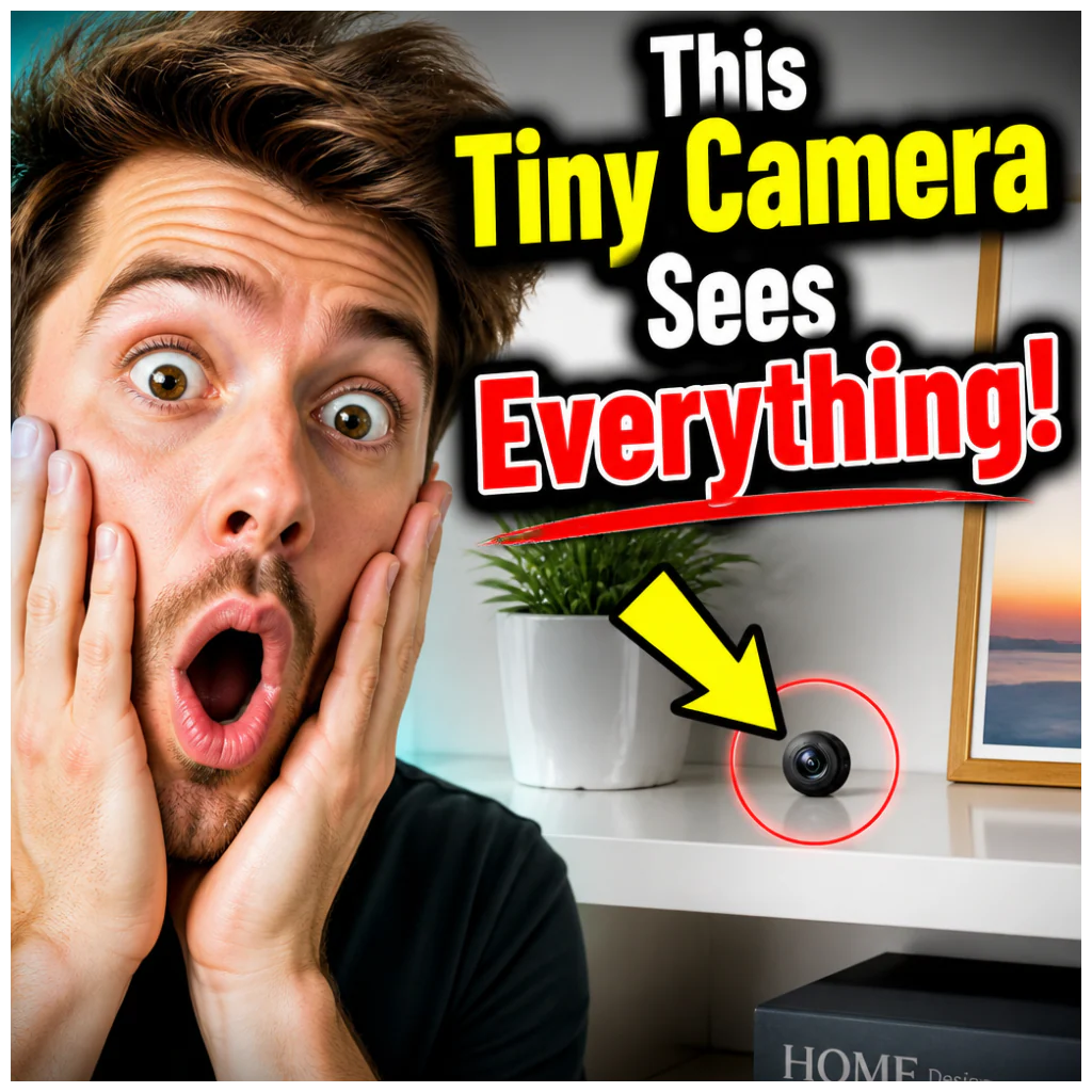 HD Mini WiFi Spy Camera – 1080P Wireless Magnetic Security Camera with Night Vision & Motion Detection