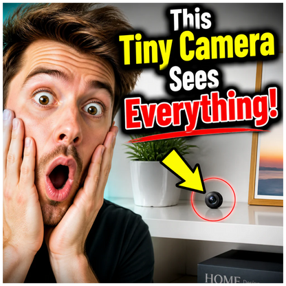 HD Mini WiFi Spy Camera – 1080P Wireless Magnetic Security Camera with Night Vision & Motion Detection