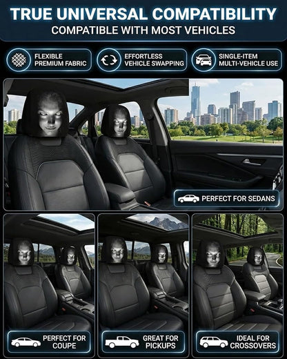 DW™ GoofyGrin Headrest Covers ( 2 Covers )